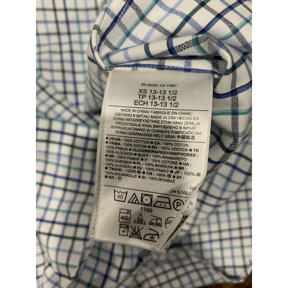 Banana Republic Mens Button Down Shirt Non Iron Slim Fit XS